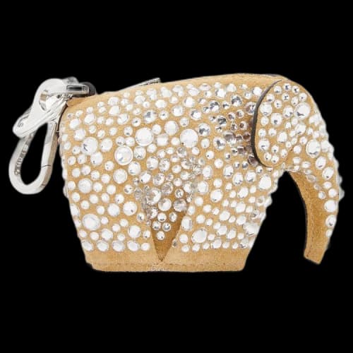 Loewe Elephant Charm 'Gold/Crystal'
