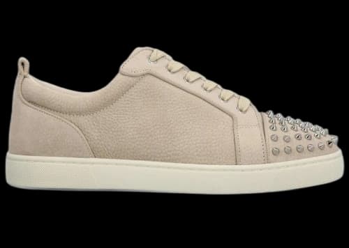 Christian Louboutin Louis Junior Spikes Beige