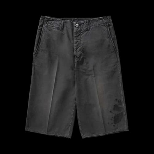 Visvim Broader Chino Shorts Crash 'Black'