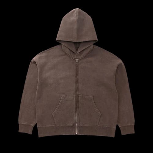 Visvim Jumbo SB Hoodie F.Z. 'Mud'