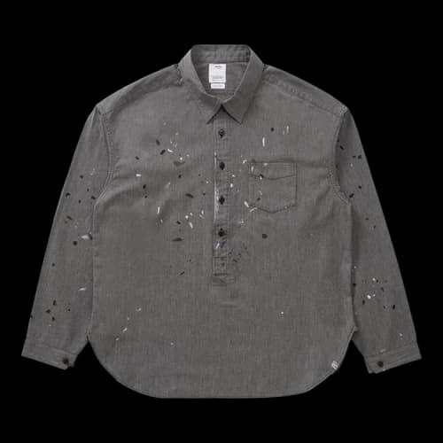 Visvim 1910 P.O. Chambray Long-Sleeve 'Grey'