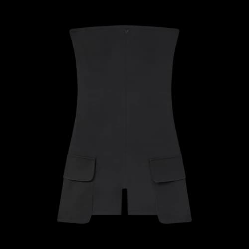 Courrèges 2-Pocket Tech Jersey Allover 'Black'