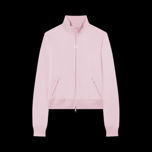 Courrèges Signature Tracksuit Jacket 'Light Pink'