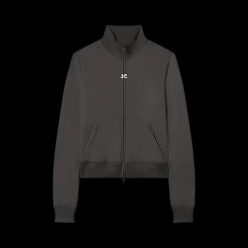 Courrèges Signature Tracksuit Jacket 'Carbon'