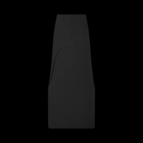 Courrèges Asymmetrical Knit Skirt 'Black'