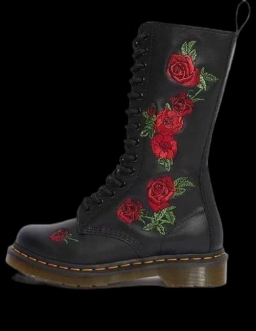 Dr.Martens 1914 Vonda Leather Mid Calf Boots 'Black' (Women's)