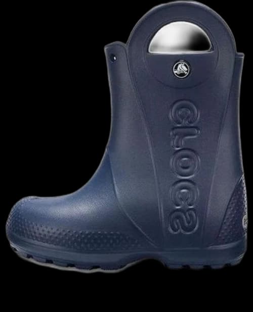 (GS) Crocs Handle It Rain Boots 'Navy'