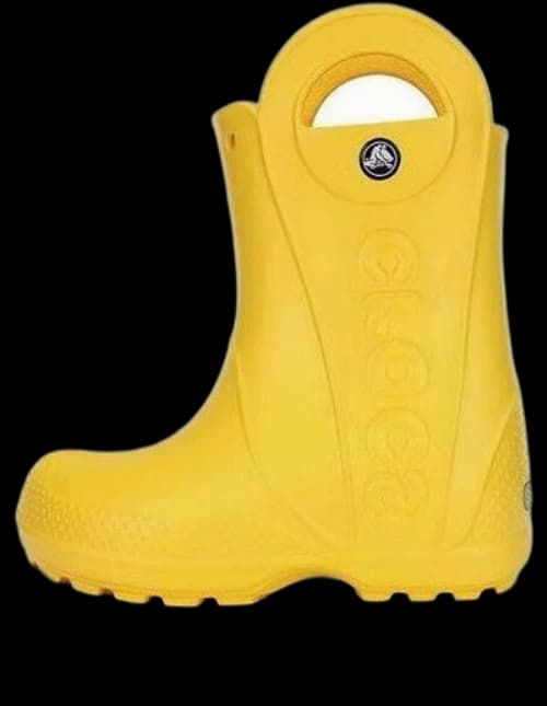 (GS) Crocs Handle It Rain Boots 'Yellow'