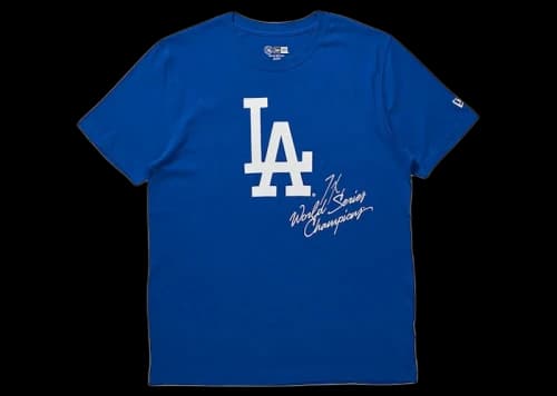 New Era Paisley Elements MLB Los Angeles Dodgers T-Shirt Blue