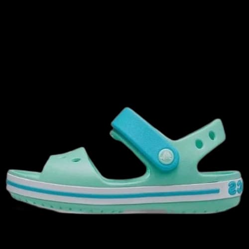 (GS) Crocs Crocband Sandals 'Green Blue'
