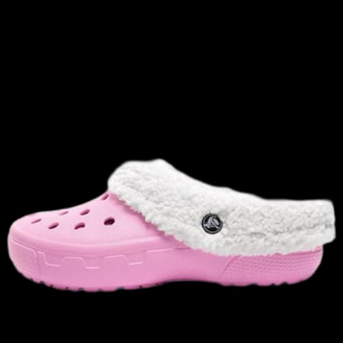 Crocs Mommoth Evo Clog Lightweight Wear-resistant Stay Warm Sports Slippers Pink