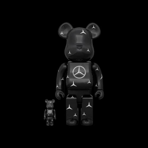 Bearbrick BE@RBRICK Mercedes-Benz 100% & 400% Set 'Black'