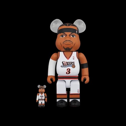 Bearbrick BE@RBRICK x Allen Iverson Philadelphia 76ers 100% & 400% Set 'Multicolor'