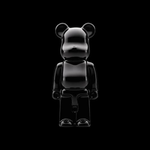 Bearbrick BE@RBRICK x Baccarat Bear Sculpture 'Black'