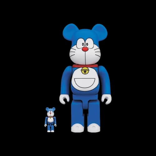 Bearbrick BE@RBRICK x Doraemon 100% & 400% Set 'Blue'