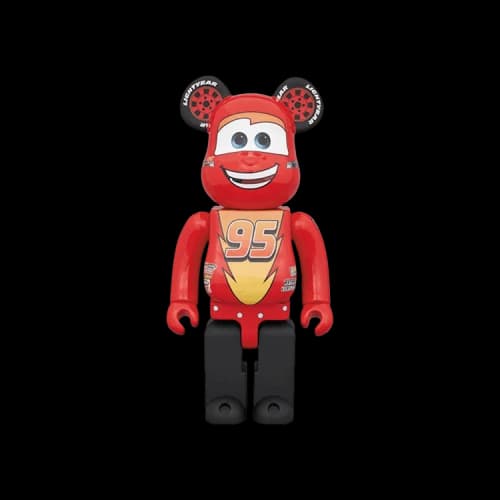 Bearbrick BE@RBRICK x Disney Pixar Lightning McQueen 1000% 'Red'