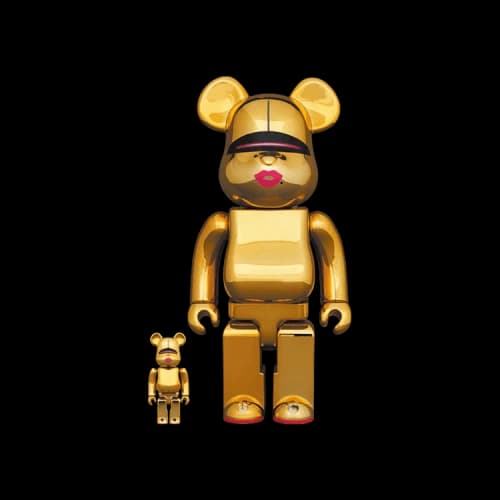 Bearbrick BE@RBRICK x Hajime Sorayama x 2G 100% & 400% Set 'Gold'