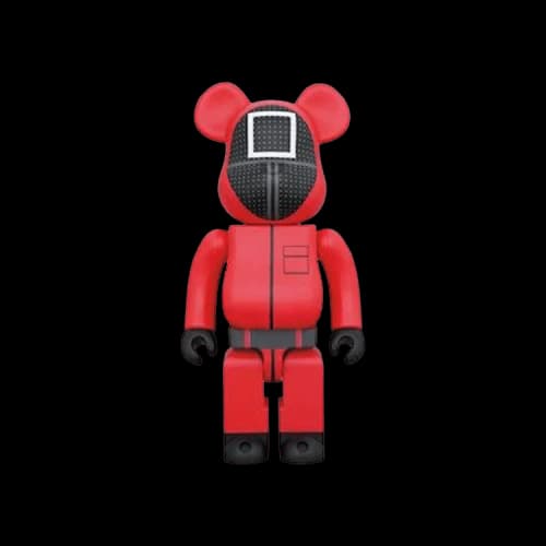 Bearbrick BE@RBRICK x Squid Game Guard 1000% 'Square'