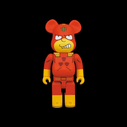 Bearbrick BE@RBRICK x The Simpsons Radioactive Man 1000% 'Red/Yellow'