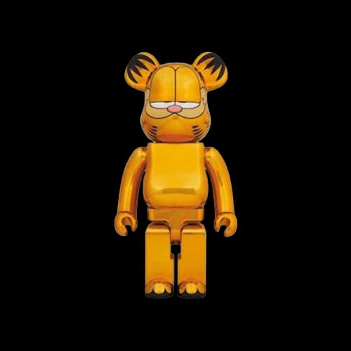 Bearbrick BE@RBRICK Garfield 1000% 'Gold Chrome'