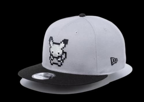 New Era x Pokemon 8Bit Pikachu 9Fifty Hat Grey