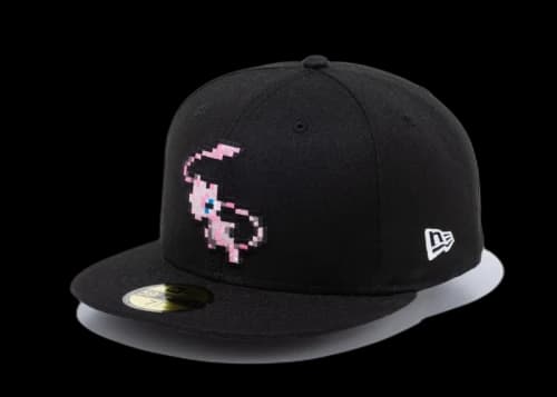 New Era x Pokemon 8Bit Mew 59Fifty Fitted Hat Black