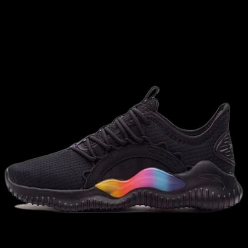 ANTA Run Collection 'Black Colorful' (Women's)