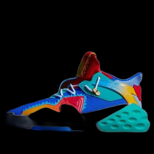 ANTA x Palace Museum Life Series Sneakers 'Blue Patchwork' (Women's)