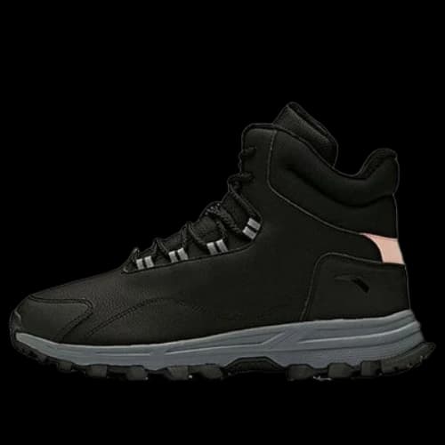 ANTA Outdoor Series Sneakers Fleeced High 'Black Beige Grey' (Women's)