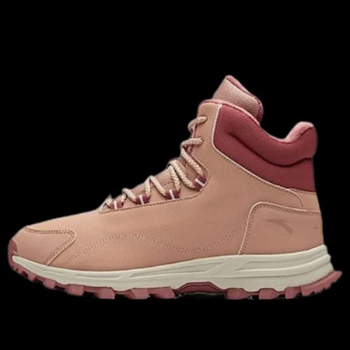 ANTA Casual Fleeced Skateboarding Shoes 'Peach' (Women's)