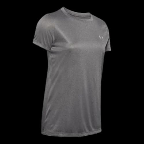 Under Armour UA Velocity Solid Crew Short Sleeve Gray (Women's)