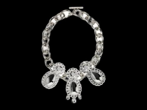 H&M x Glenn Martens Pendant Necklace Silver