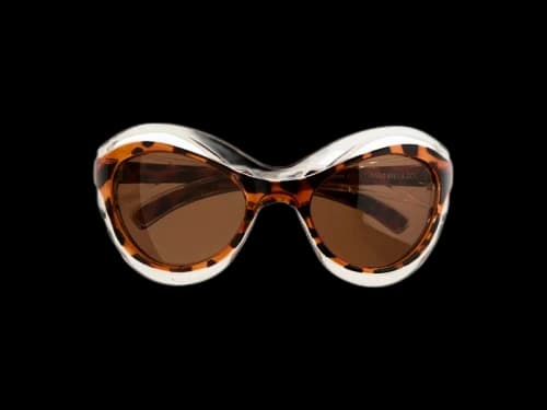 H&M x Glenn Martens Polarized Sunglasses Dark Brown