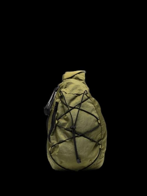 C.P. Company Nylon B Crossbody Rucksack Green Moss
