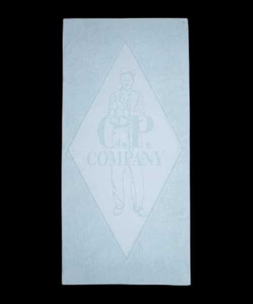 C.P. Company Graphic Beach Towel Baby Blue