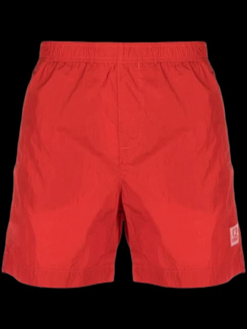 C.P. Company Chrome Swim Shorts Fiery Red