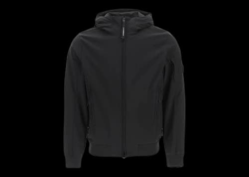 C.P. Company Lens-Detailed Zipped Jacket Black