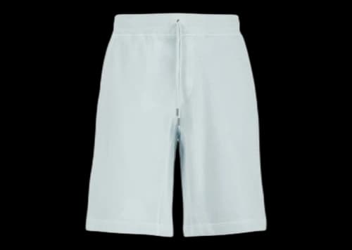 C.P. Company Cotton Fleece Resist Dyed Shorts Baby Blue