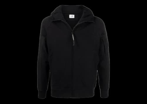 C.P. Company Shell-R Panel Hoodie Black
