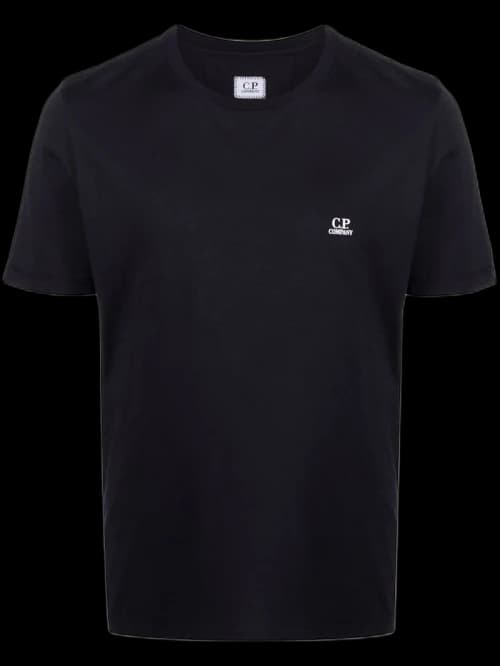 C.P. Company 30/1 Jersey Small Logo T-shirt Black