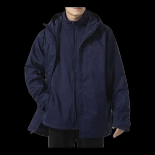 Under Armour Solid Color Leisure Warm Three-in-One Jacket 'Blue'