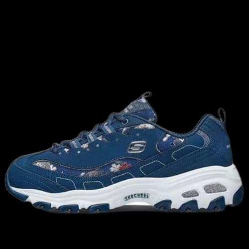 Skechers D'Lites Low-Top Daddy Shoes Blue (Women's)
