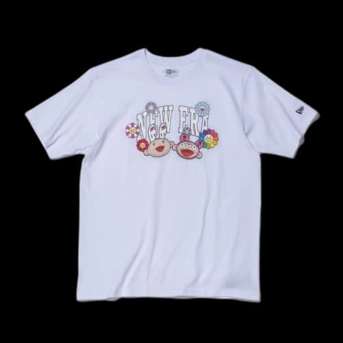 New Era x Takashi Murakami Kaikai Kiki Relaxed Fit S/S Tee White