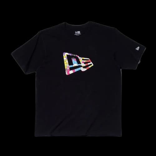 New Era x Takashi Murakami Flag Relaxed Fit S/S Tee Black