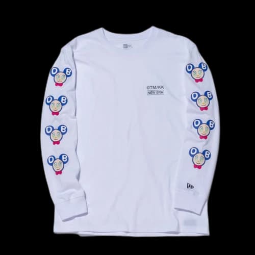 New Era x Takashi Murakami DOB Relaxed Fit L/S Tee White