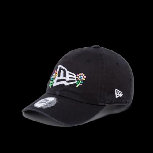 New Era x Takashi Murakami Flower Flag Casual Classic Hat Black