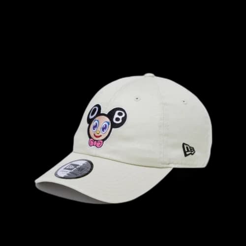 New Era x Takashi Murakami Flower DOB Stone Casual Classic Hat White