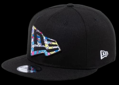 New Era x Takashi Murakami Flag 9Fifty Hat Black Rainbow