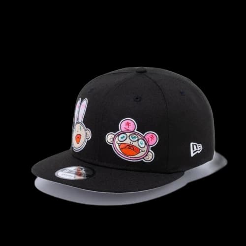 New Era x Takashi Murakami Kaikai Kiki 9Fifty Hat Black