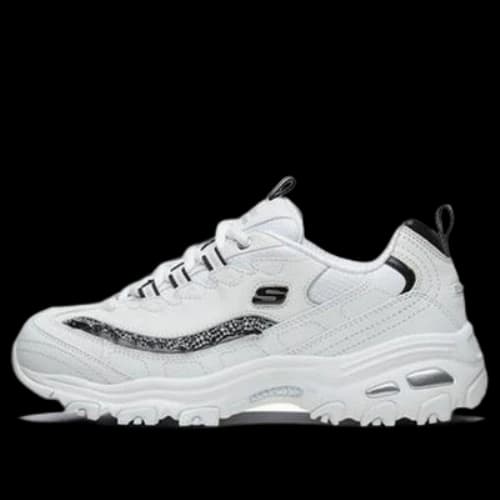 Skechers D'lites 1.0 White/Black (Women's)